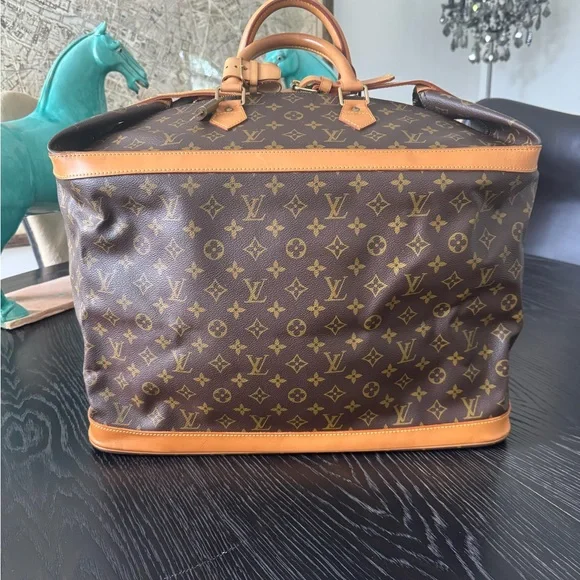 Louis Vuitton Brown Monogram Duffel Bag with Vachetta Leather - Picture 3 of 14
